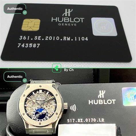 look up mr hublot watch serial number|Hublot warranty card.